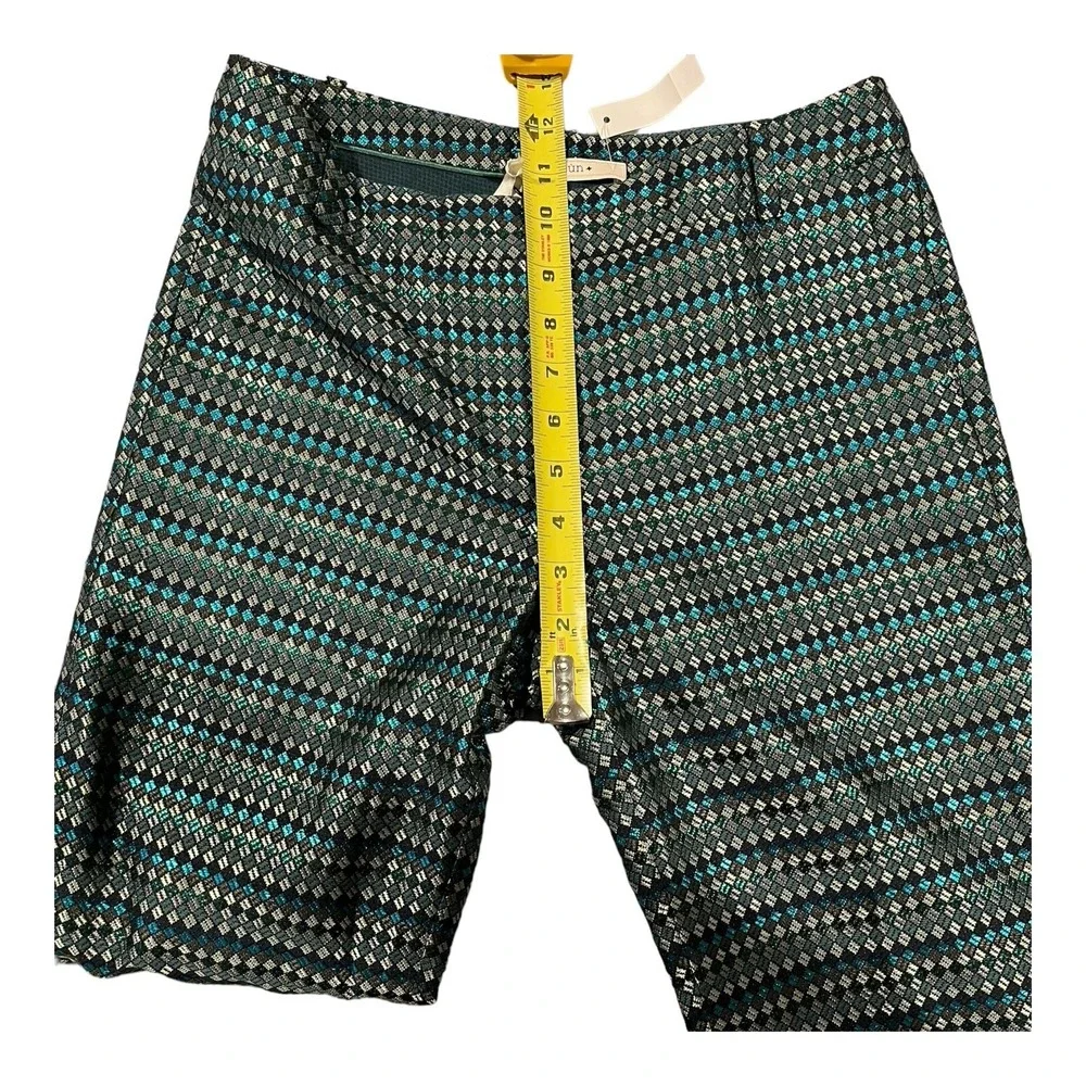 NWT Madewell Sessun Diana Essential‎ Slim Lined Plaid Trousers Size 36